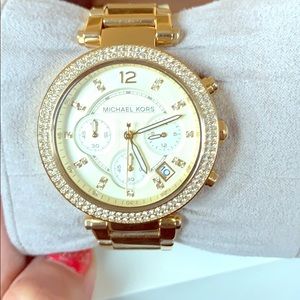 MK gold women’s watch
